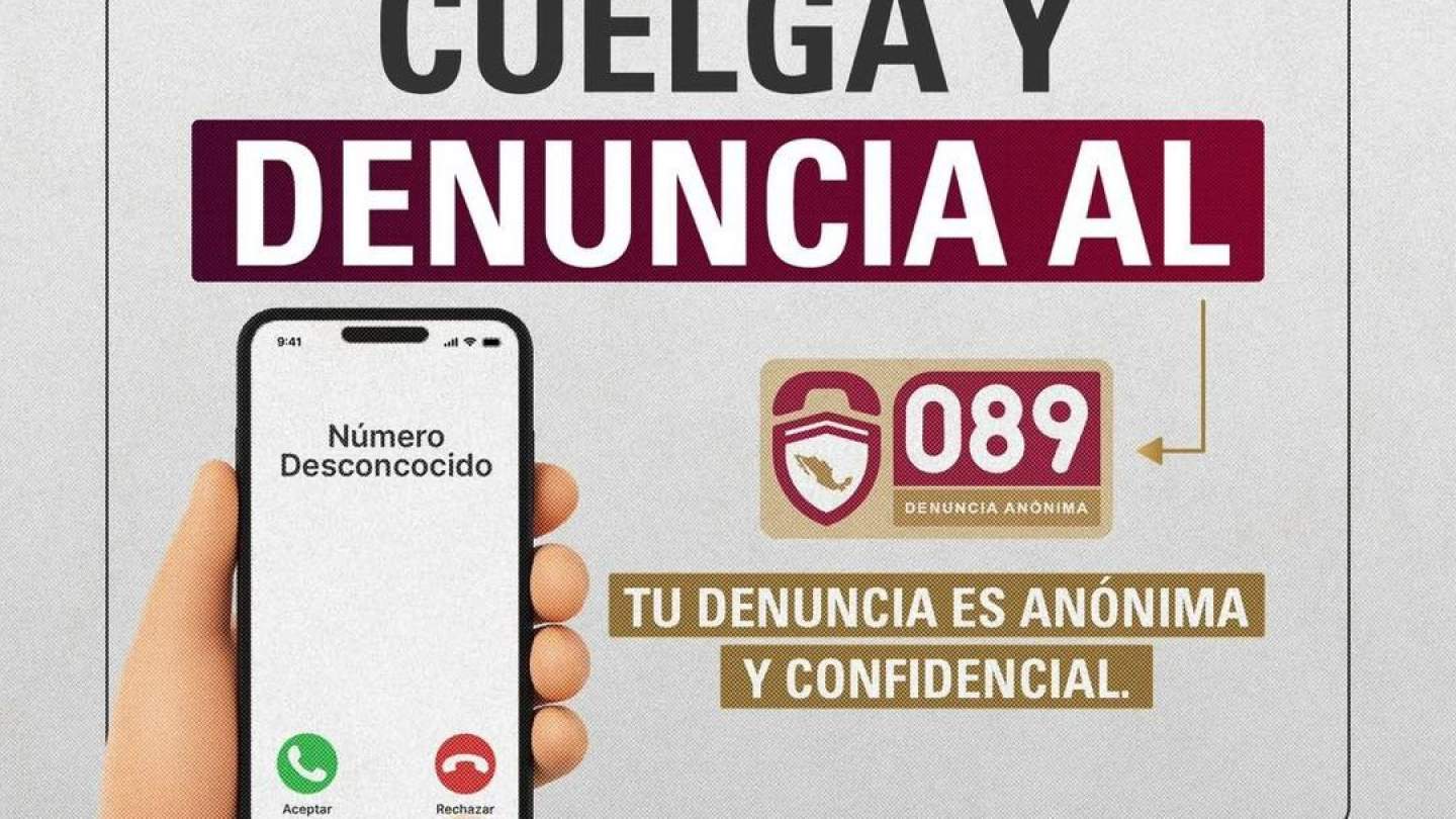 Contribuyen sonorenses a la prevención de la extorsión mediante reportes al 089